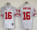 Men's San Francisco 49ers Joe Montana Mitchell & Ness White Legacy Replica Player Jerseys