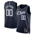 Men's LA Clippers Navy 2023/24 Custom Swingman Jerseys - City Edition