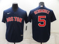 Men's Boston Red Sox Enrique Hernandez #5 Navy Replica Baseball Jerseys