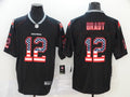 Men's Tampa Bay Buccaneers Tom Brady #12 Black Authentic Game Jerseys