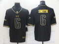 Men's Philadelphia Eagles DeVonta Smith #6 Black Game Player Jerseys