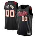 Men's Portland Trail Blazers Black 2023/24 Custom Swingman Jerseys - City Edition