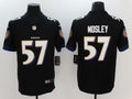 Men's Baltimore Ravens C.J. Mosley #57 Black Player Game Jerseys