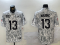 Men's Miami Dolphins Dan Marino #13 Arctic Camo 2024 Salute to Service Retired Player Limited Jerseys