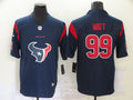 Men's Houston Texans J.J. Watt #99 Navy Alternate Game Jerseys