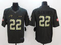 Men's Carolina Panthers #22 Christian McCaffrey Black Game Jerseys