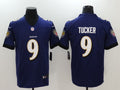 Men's Baltimore Ravens Justin Tucker #9 Purple Game Player Jerseys