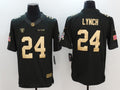 Men's Las Vegas Raiders Marshawn Lynch #24 Black Player Jerseys