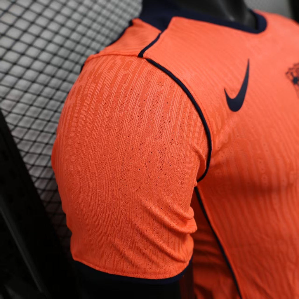 2025-26 Barcelona Second Away Orange Player Version Jersey - Men's