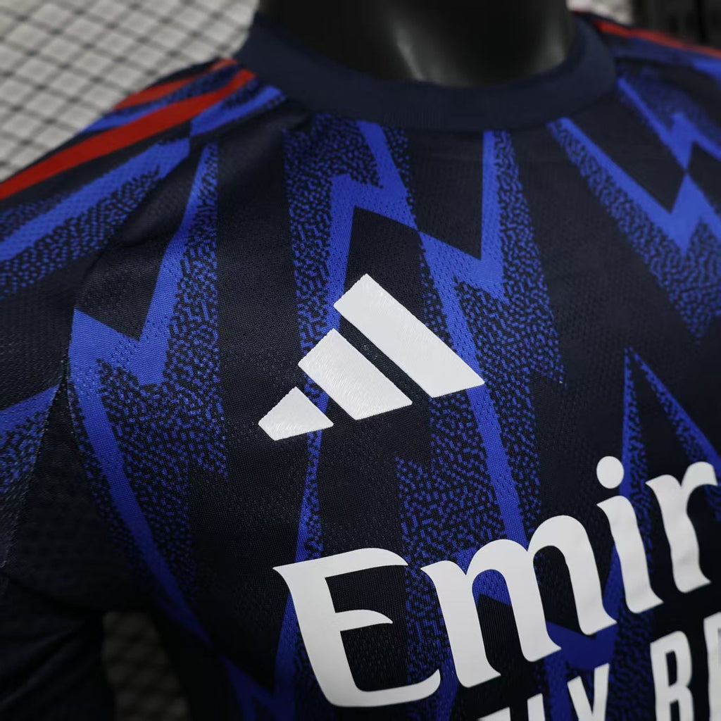 2025-26 Arsenal Second Away Blue Player Version Jersey - Men's