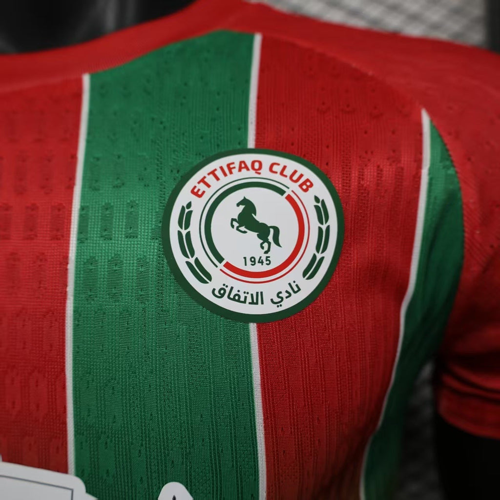 2025-26 Daman Player Version Jersey-Men's Red and Green