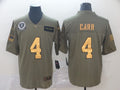Men's Las Vegas Raiders Derek Carr #4 Brown Player Game Jerseys