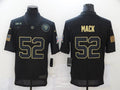 Men's Chicago Bears Khalil Mack #52 Black Game Replica Jerseys