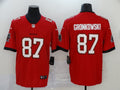 Men's Tampa Bay Buccaneers Rob Gronkowski #87 Red Game Jerseys