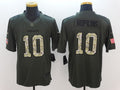 Men's Houston Texans DeAndre Hopkins #10 Army Green Game Jerseys