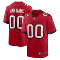 Custom Tampa Bay Buccaneers Red Game Jerseys