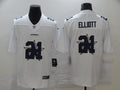 Men's Dallas Cowboys #21 Ezekiel Elliott White Player Game Jerseys
