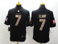 Men's Denver Broncos John Elway #7 Black Game Player Jerseys