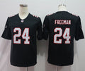 Men's Atlanta Falcons Devonta Freeman #24 Black Game Jerseys