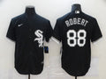 Men's Chicago White Sox Luis Robert #88 Black Replica Baseball Jerseys