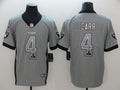 Men's Las Vegas Raiders Derek Carr #4 Gray Game Player Jerseys
