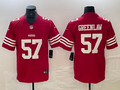 Men's San Francisco 49ers Dre Greenlaw #57 Scarlet Game Player Jerseys
