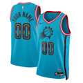 Men's Phoenix Suns Turquoise 2022/23 Swingman Custom Jerseys - City Edition