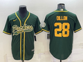 Men's Green Bay Packers AJ Dillon #28 Green Player Jerseys Joint Edition