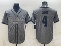 Men's Las Vegas Raiders Derek Carr #4 Gray Player Jerseys Joint Edition