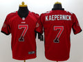 Men's San Francisco 49ers Colin Kaepernick #7 Red Game Jerseys