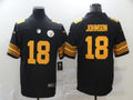 Men's Pittsburgh Steelers Diontae Johnson #18 Black Alternate Legend Jerseys