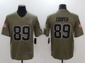Men's Las Vegas Raiders Amari Cooper #89 Brown Game Player Jerseys