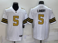 Men's New Orleans Saints Jarvis Landry #5 White Player Game Jerseys