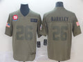 Men's New York Giants Saquon Barkley #26 Brown Game Jerseys
