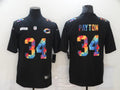 Men's Chicago Bears Walter Payton #34 Black Team Game Jerseys