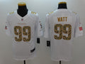 Men's Houston Texans J.J. Watt #99 White Player Game Jerseys
