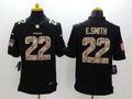Men's Dallas Cowboys Emmitt Smith #22 Black Game Player Jerseys
