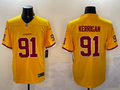 Men's Washington Commanders Ryan Kerrigan #91 Yellow Game Jerseys