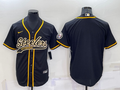 Men's Pittsburgh Steelers Black Blank Jerseys