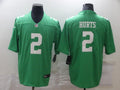 Men's Philadelphia Eagles Jalen Hurts #2 Green Game Jerseys