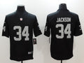 Men's Las Vegas Raiders Bo Jackson #34 Black Game Jerseys