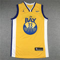 Men's Golden State Warriors James Wiseman Gold Fast Break Team Replica Jerseys