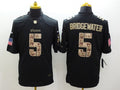 Men's Minnesota Vikings Teddy Bridgewater #5 Black Game Player Jerseys