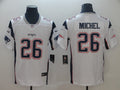 Men's New England Patriots Sony Michel #26 White Game Jerseys
