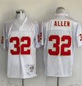 Men's Kansas City Chiefs Marcus Allen Mitchell & Ness White Legacy Replica Jerseys