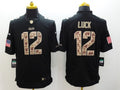 Men's Indianapolis Colts Andrew Luck #12 Black Player Game Jerseys