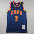 Men's Cleveland Cavaliers Kyrie Irving #2 Navy 2011/12 Hardwood Classics Swingman Jerseys