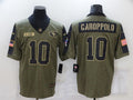 Men's San Francisco 49ers Jimmy Garoppolo #10 Brown Player Game Jerseys