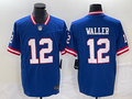Men's New York Giants Darren Waller #12 Royal Classic Game Jerseys
