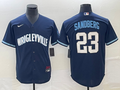Men's Chicago Cubs Ryne Sandberg #23 Navy City Connect Replica Jerseys